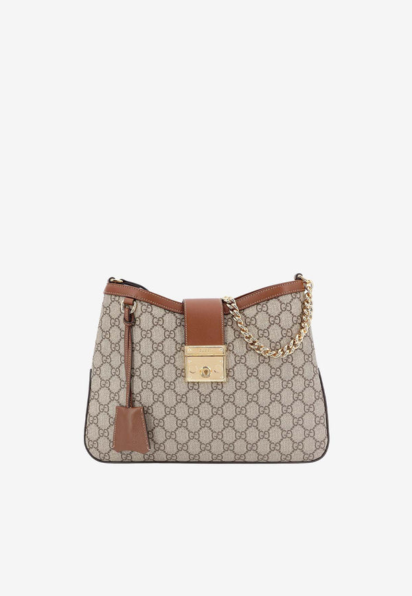 Gucci Medium Padlock GG Shoulder Bag Beige 795113KHNKG_8534