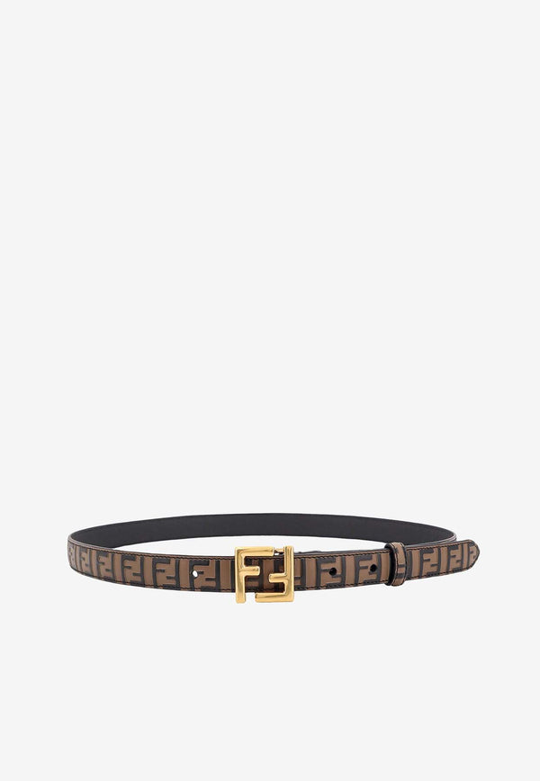 Fendi FF Jacquard Leather Belt Black 8C0648AQ1J_F1N1Y