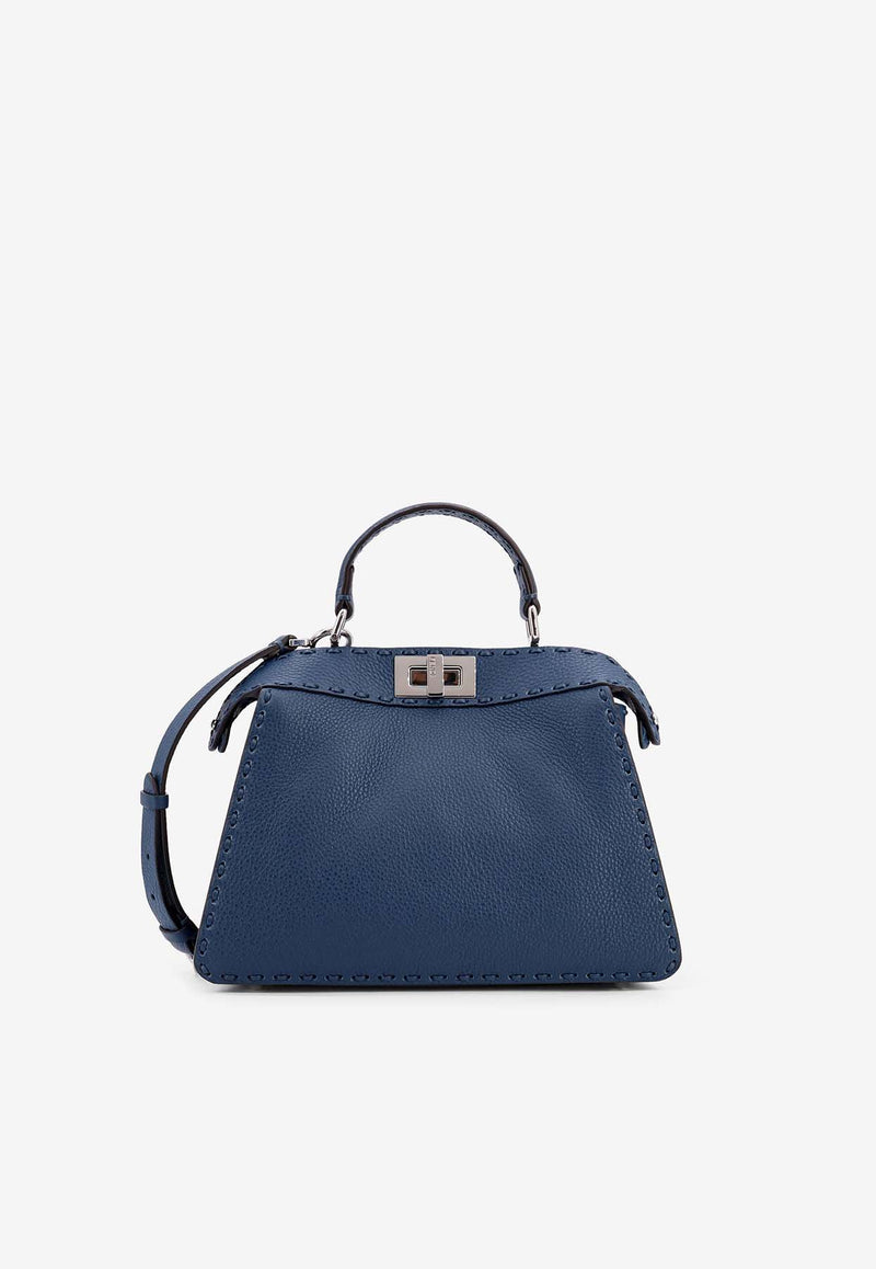 Fendi Small Peekaboo ISeeu Top Handle Bag Blue 8BN327ARBB_F0E2H