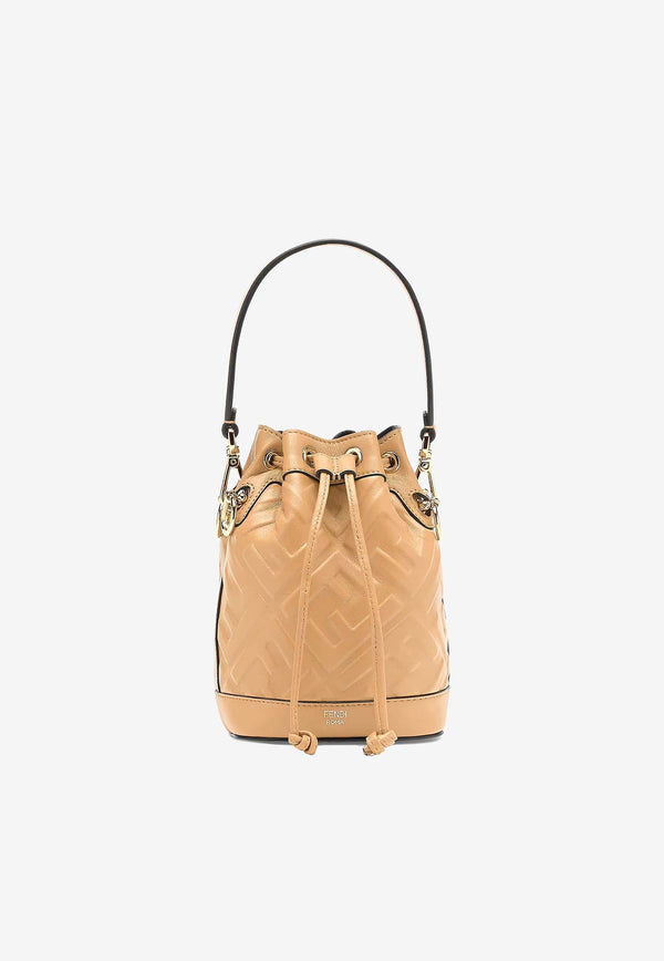 Fendi Small Mon Tresor Bucket Bag Brown 8BS093ANWT_F1I73