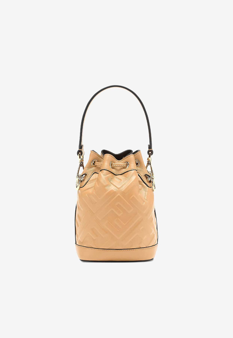 Fendi Small Mon Tresor Bucket Bag Brown 8BS093ANWT_F1I73