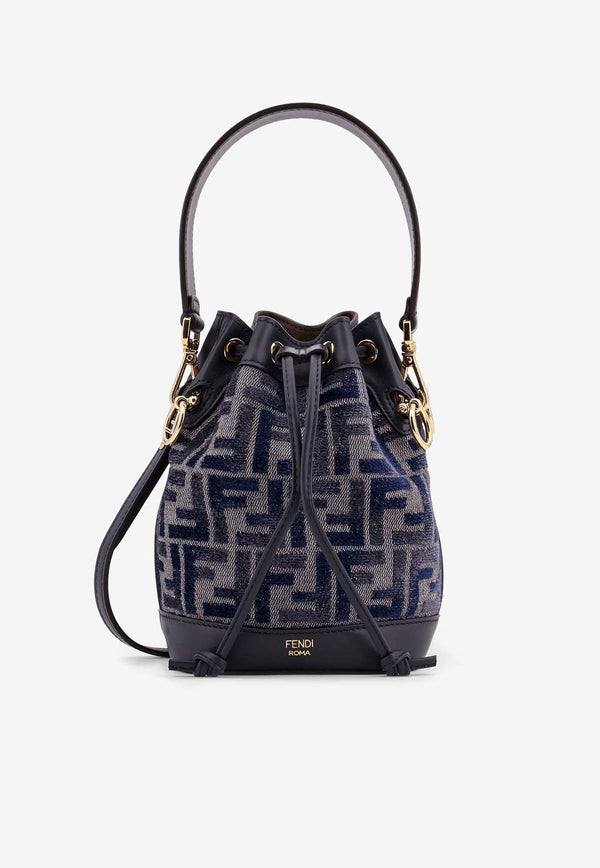 Fendi Mini Mon Tresor Bucket Bags Blue 8BS093ASU0_F1PQK