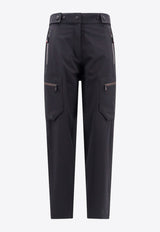 Moncler Grenoble Logo Patch Cargo Pants Black 0982A00003597FA_999