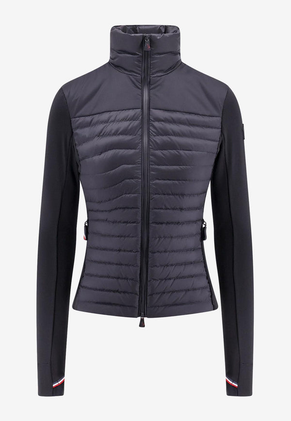 Moncler Grenoble High-Neck Paneled Down Jacket Black 0988G00020899JO_999