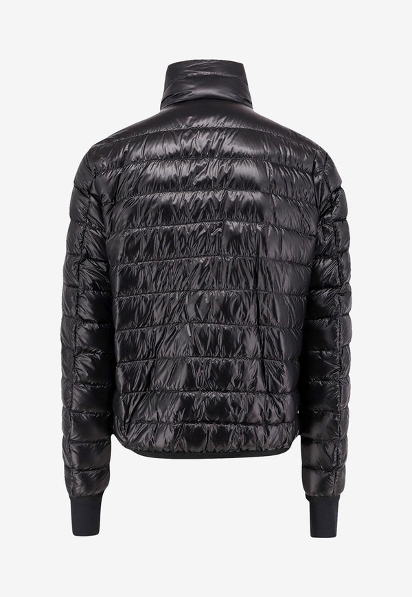 Moncler Grenoble Hers Logo Patch Down Jacket Black 0971A00048539YL_999