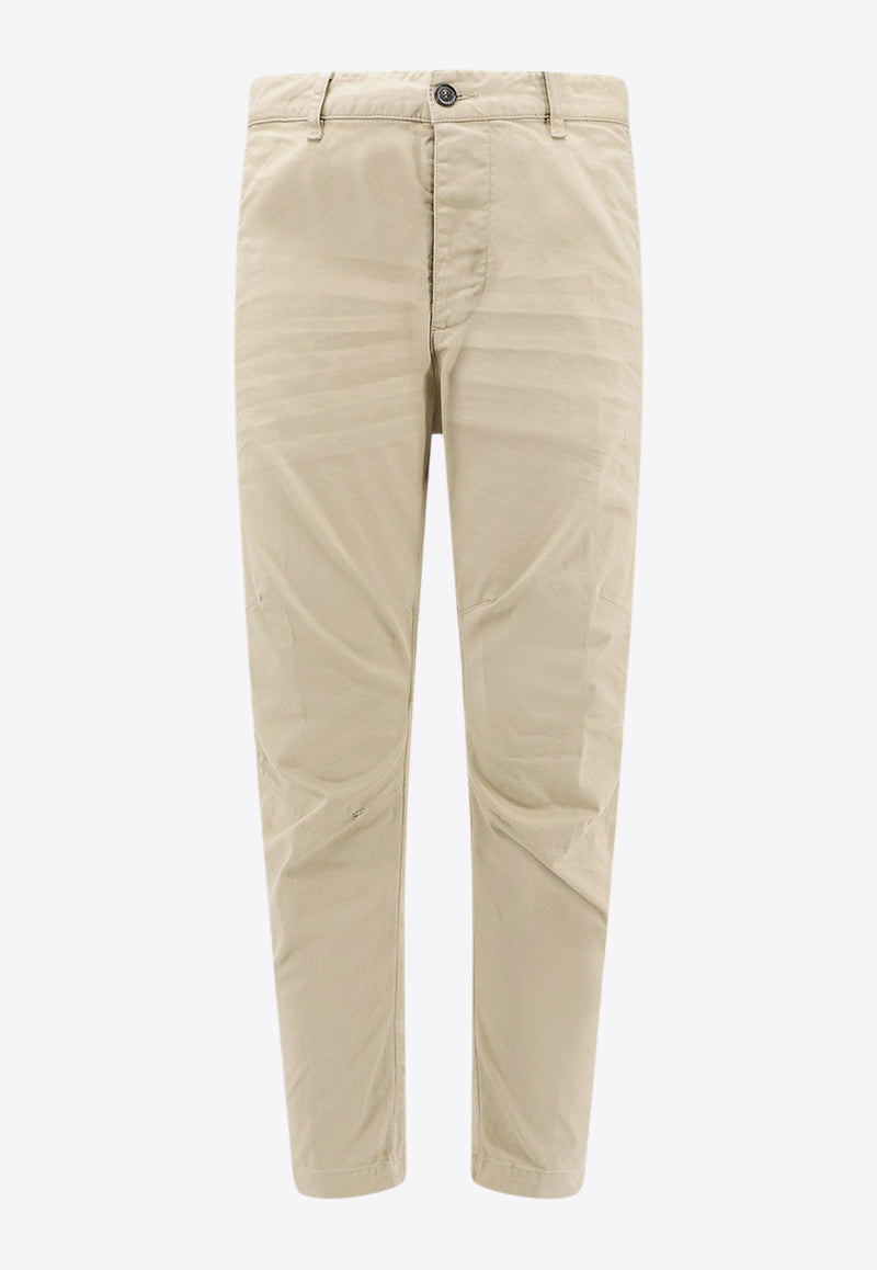 Dsquared2 Tapered Chino Pants Beige S74KB0819S39021_111