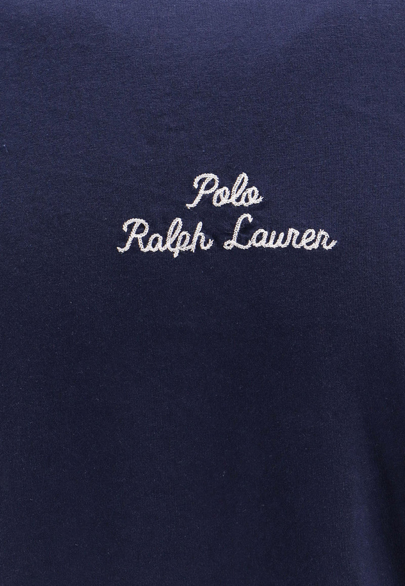 Polo Ralph Lauren Logo Print Crewneck T-shirt Blue 710936585_013