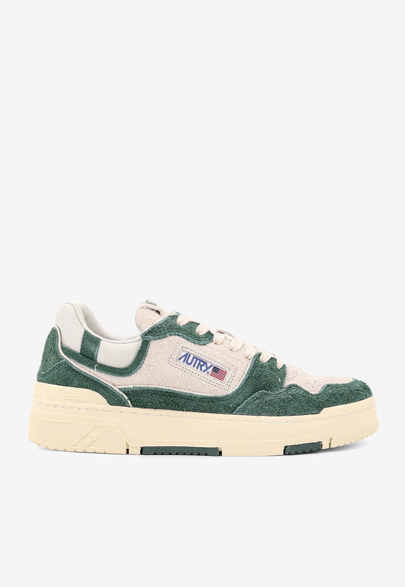 Autry CLC Low-Top Suede Sneakers Green ROLMSH05_BLACKBOAR