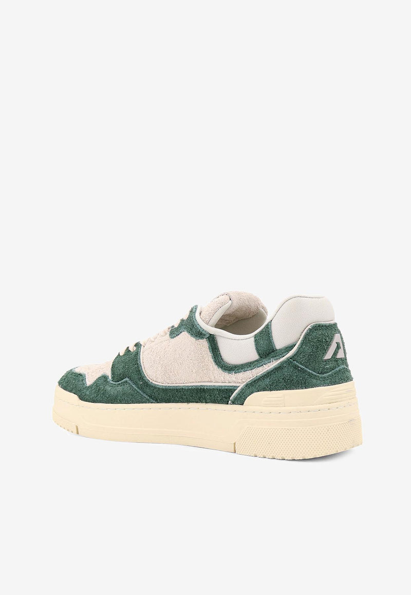 Autry CLC Low-Top Suede Sneakers Green ROLMSH05_BLACKBOAR