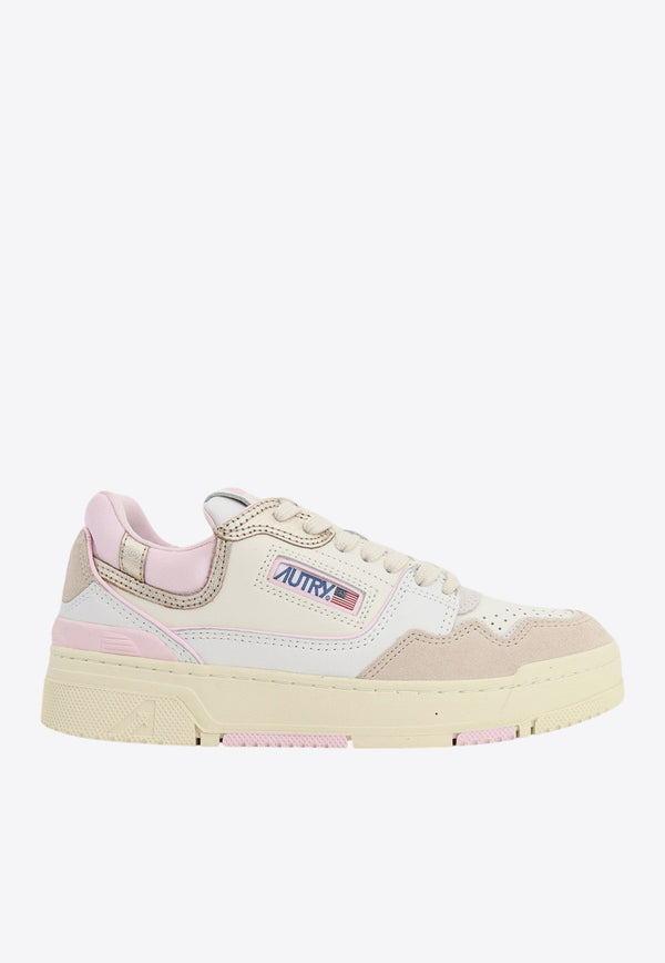 Autry Medalist Low-Top Sneakers White ROLWMM42_PINK