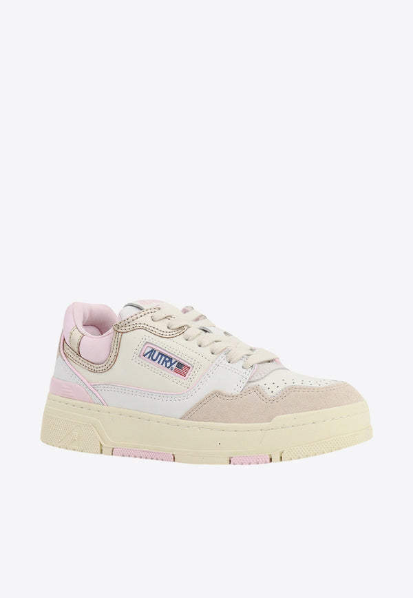 Autry Medalist Low-Top Sneakers White ROLWMM42_PINK