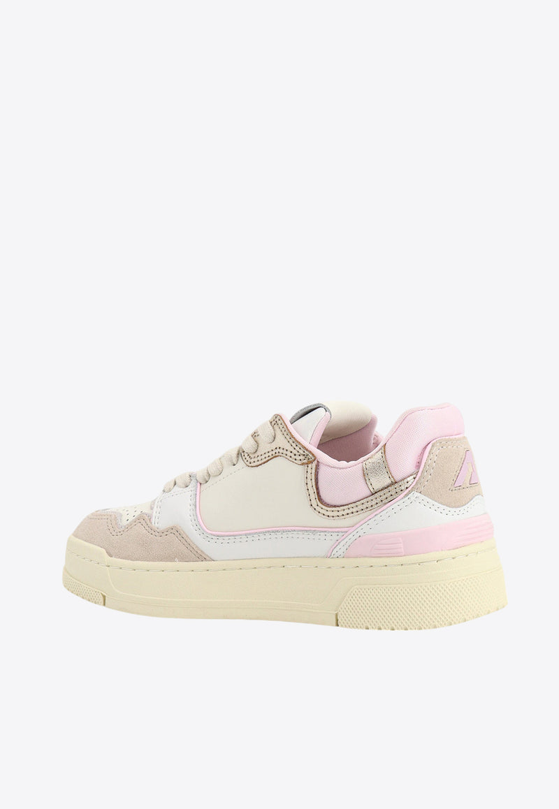 Autry Medalist Low-Top Sneakers White ROLWMM42_PINK