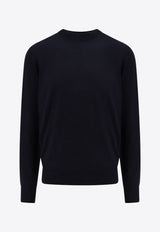 Hugo Boss Wool-Blend Crewneck Sweater Blue 50509223_404