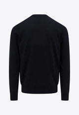 Hugo Boss Wool-Blend Crewneck Sweater Blue 50509223_404