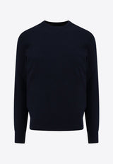 Hugo Boss Silk-Blend Crewneck Sweater Blue 50519566_404