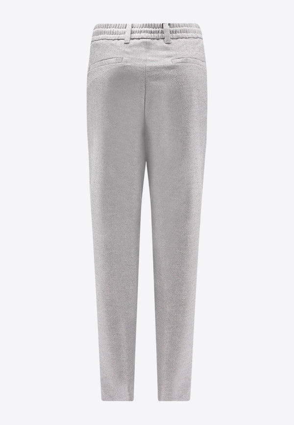 Hugo Boss Cashmere-Blend Straight-Leg Pants Gray 50524816_072