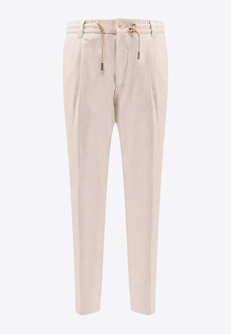 Hugo Boss Cashmere-Blend Straight-Leg Pants Beige 50524816_260