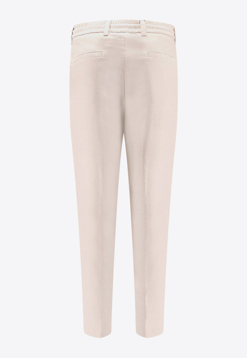 Hugo Boss Cashmere-Blend Straight-Leg Pants Beige 50524816_260