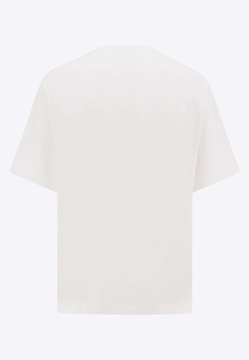 Off-White OFF Stamp Crewneck T-shirt White OMAA120C99JER005_0110