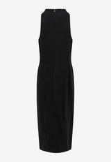 PINKO Embellished Midi Dress Black 104093A23V_Z99