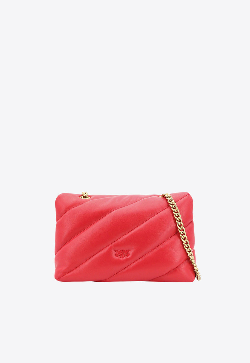 PINKO Classic Love Quilted Crossbody Bag Red 100038A0F2_R30Q