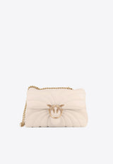 PINKO Large Love Puff Butterfly Shoulder Bag White 100038A1EX_Z14Q