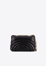 PINKO Classic Love Puff Shoulder Bag Black 100038A1EX_Z99Q