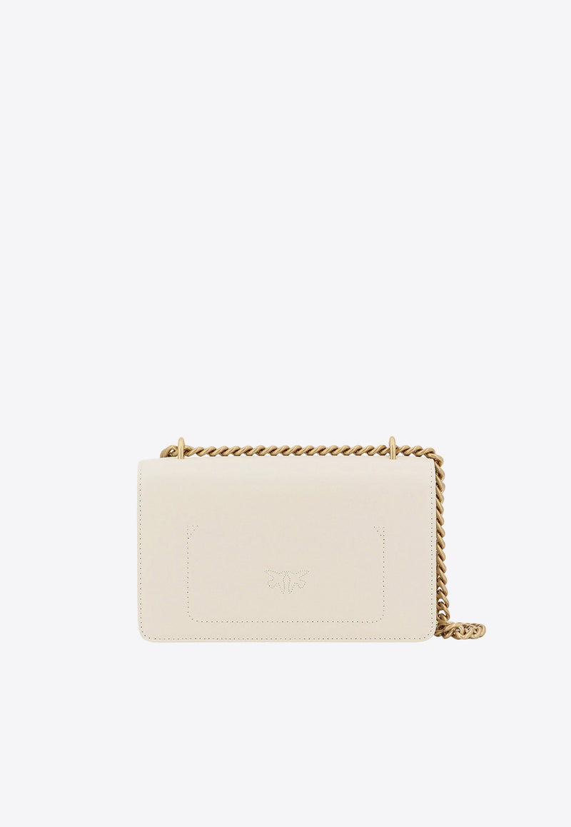 PINKO Mini Love One Shoulder bag Cream 100074A0F1_Z14Q