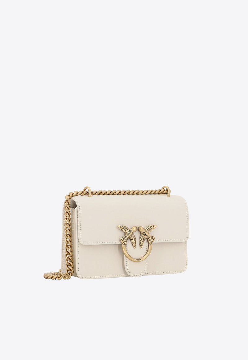 PINKO Mini Love One Shoulder bag Cream 100074A0F1_Z14Q