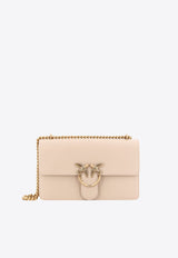 PINKO Classic Love One Crossbody Bag Beige 100941A0F1_C50Q