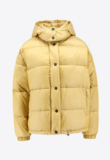 PINKO Zip-Up Down Jacket Yellow 103821A1ZR_H54