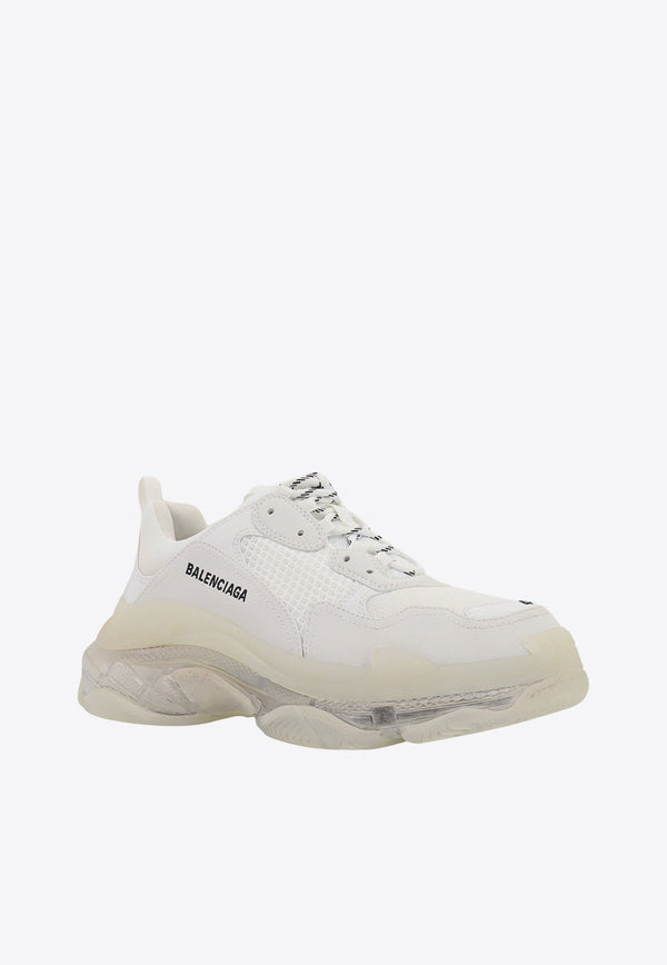 Balenciaga Triple S Clear Sole Sneakers  White 544351W2FB1_9000