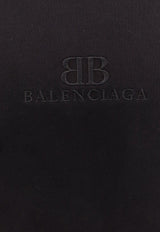 Balenciaga Embroidered BB Classic Hoodie Black 767877TQVS9_2020