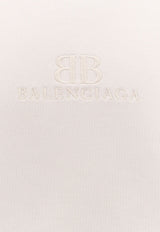 Balenciaga Embroidered BB Classic Hoodie Cream 767877TQVS9_9121