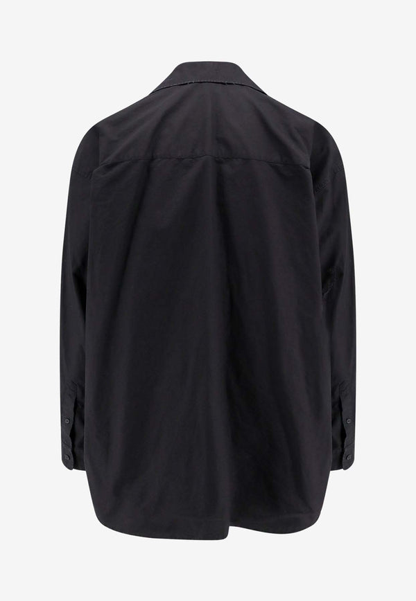 Balenciaga Unity Sports Icon Layered Oversized Shirt  Black 794656TNM60_1000