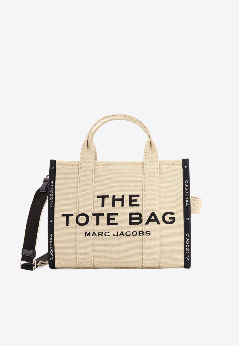 Marc Jacobs The Medium Logo Jacquard Tote Bag Beige M0017027_263