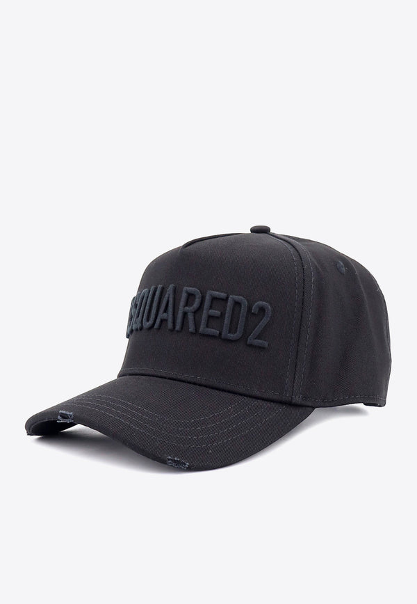 Dsquared2 Logo Embroidered Baseball Cap Black BCM066005C00001_M436