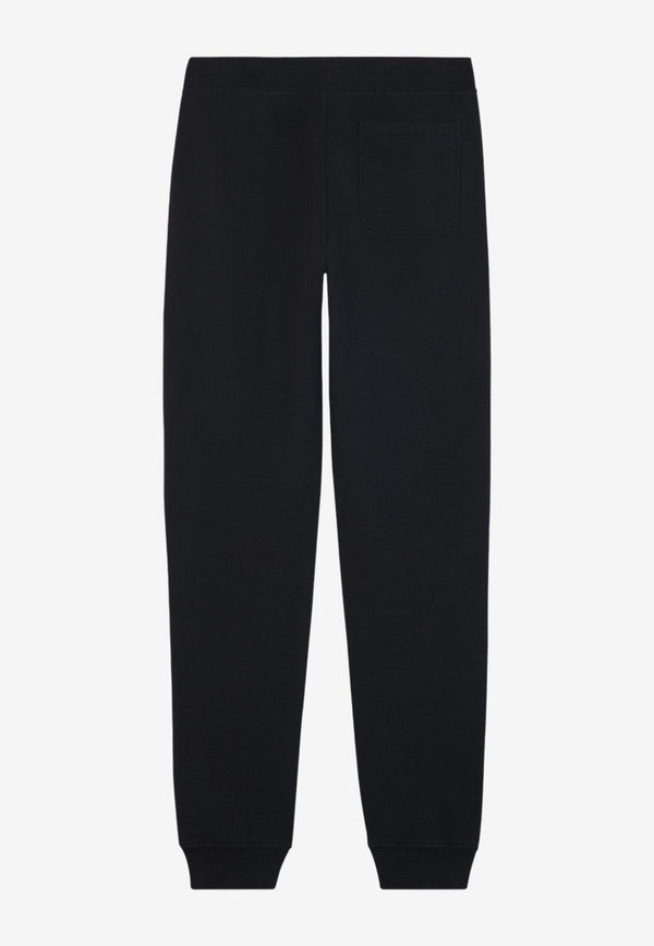 Maison Kitsuné Fox Head Patch Track Pants Black LM01114KM0001_P199