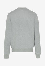 Maison Kitsuné Fox Print Sweatshirt Gray NM00314KM0307_H131