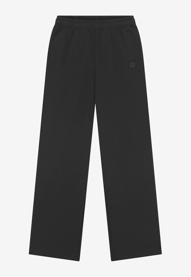 Maison Kitsuné Fox Head Patch Drawstring Track Pants Navy NM01111KM0001_P199