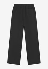 Maison Kitsuné Fox Head Patch Drawstring Track Pants Navy NM01111KM0001_P199