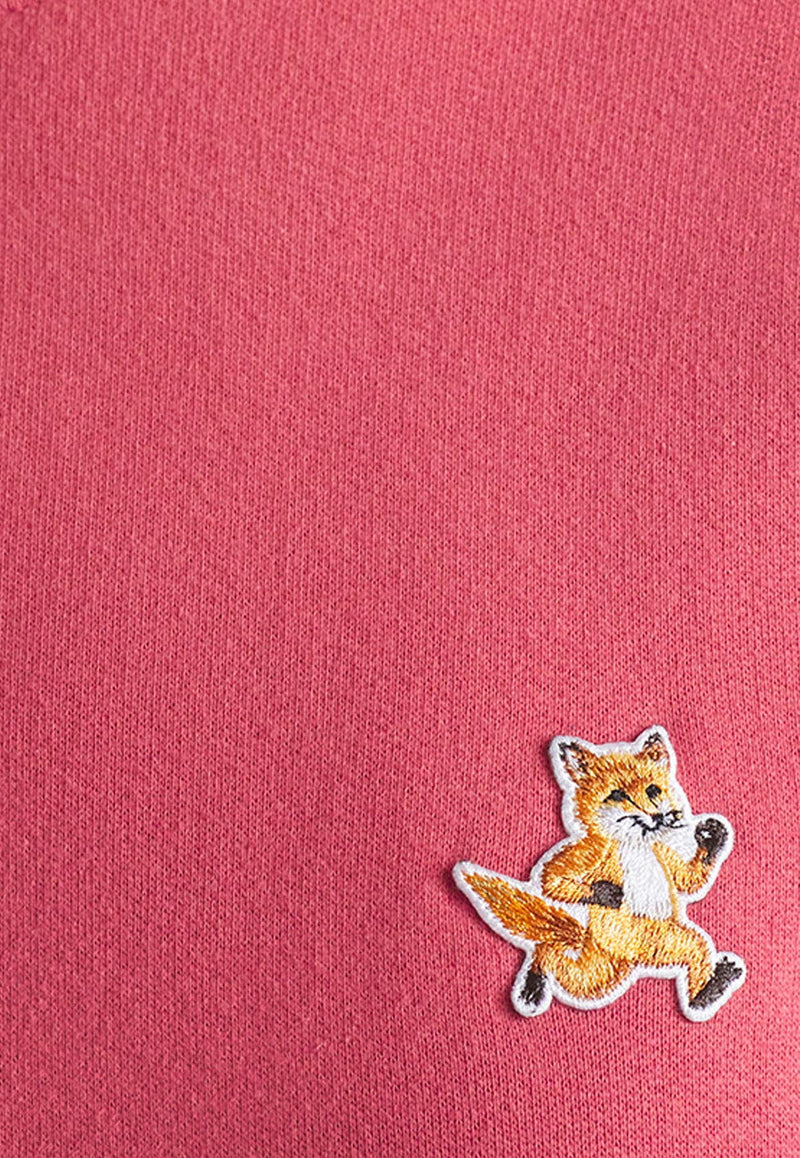 Maison Kitsuné Fox Patch Sweatshirt Pink MW00309KM0307_P642