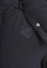 Maison Kitsuné Fox Head Patch Padded Jacket Black NW02202WQ4031_P199