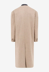 Double-Breasted Wool Blend Coat MM6 Maison Margiela SH0AA0007M35145_124