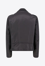 MM6 Maison Margiela Padded Biker Jacket Black SH0AM0027S53984_900