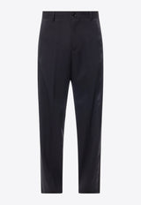 MM6 Maison Margiela Lateral Satin Band Tailored Pants Black SH0KA0021S47848_900