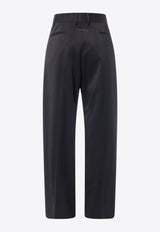 MM6 Maison Margiela Lateral Satin Band Tailored Pants Black SH0KA0021S47848_900