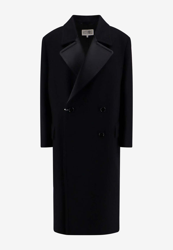 Double-Breasted Wool Coat MM6 Maison Margiela S52AA0173S52207_900