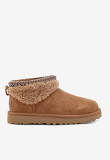 UGG Classic Ultra Mini Maxi Curly Boots Chestnut 1158263_CHE