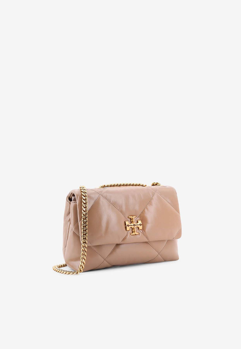 Tory Burch Small Kira Quilted Leather Shoulder Bag Beige 154706_250